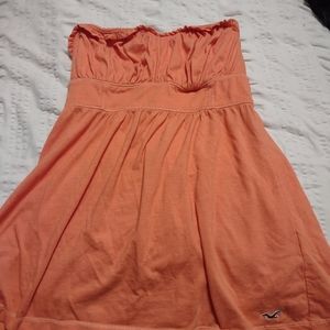 Orange Hollister Tube Top Size M
